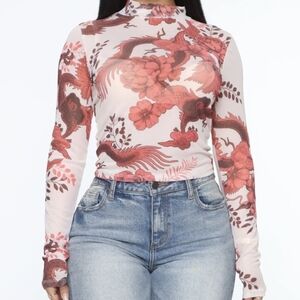 Peace And Serenity Mesh Top